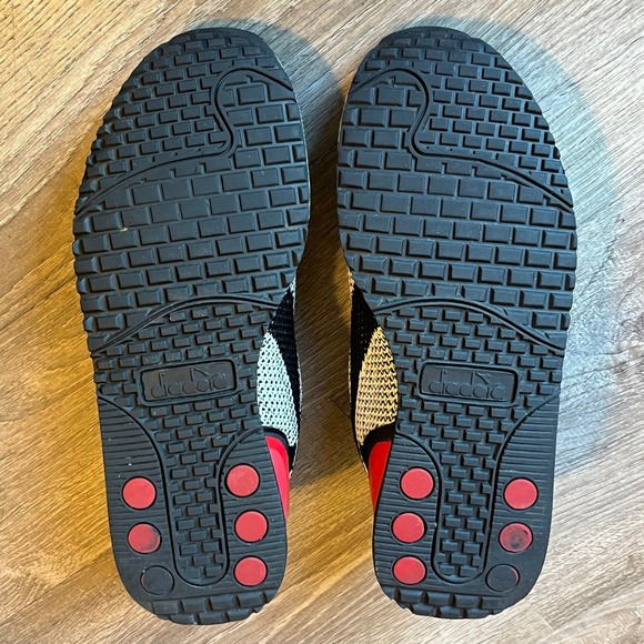 Diadora Titan Weave Walking Sneakers Black Tan Womens 9 Mens 7 UK 6.5 EU 40 - Picture 8 of 9